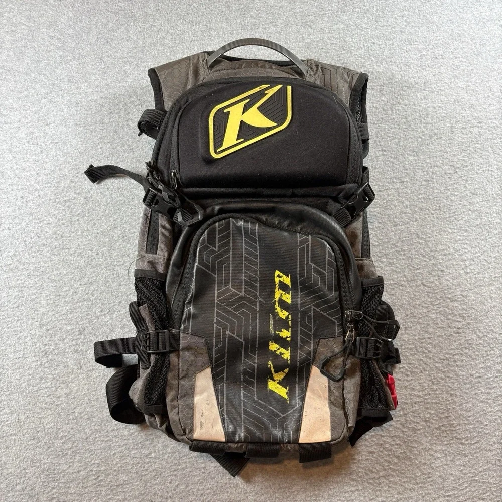 Klim Nac Pak Technical Hydration Backpack Castlerock Moto Y2K Gorpcore Bag